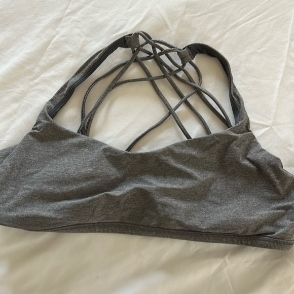 Lululemon gray sport bra - Picture 1 of 4
